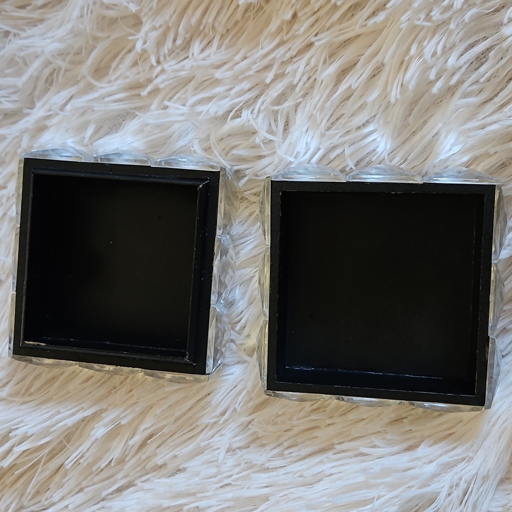 GEMSTONE BLING HOME DECOR SET PICTURE FRAME TRINKET BOXES - Picture 6 of 15